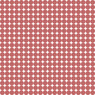 Seamless abstract black red texture fractal patterns on white background. Arr Stock Illustration