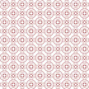 Seamless abstract black red texture fractal patterns on white background. Arr Stock Illustration