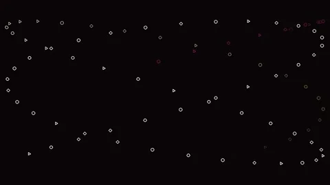 Seamless abstract black void background cinematic transition loop video Stock Footage 342207002