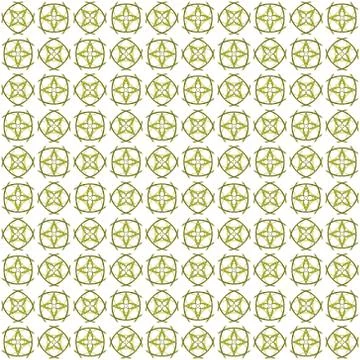 Seamless abstract black yellow texture fractal patterns on white background.  Stock-Illustration