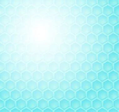 Seamless abstract blue hexagon pattern (vector) Stock Illustration