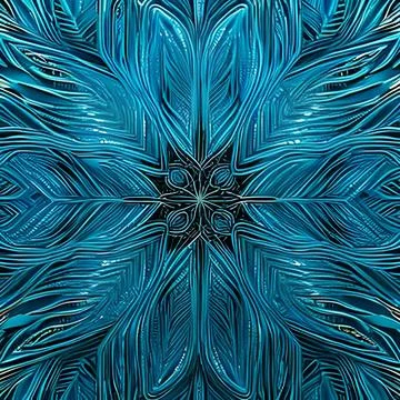 Seamless abstract blue Stock Illustration