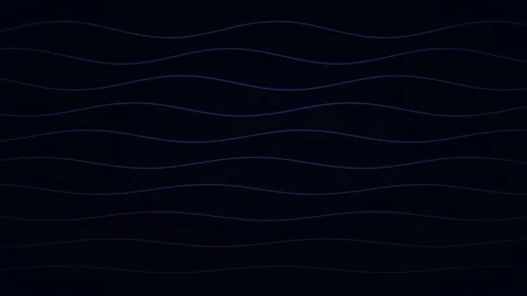 Seamless abstract blue neon waveform loop for tech data visualization backg.. Stock Footage 336836920