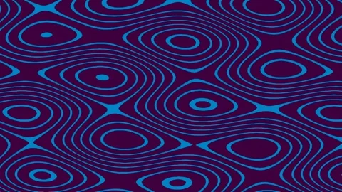 Seamless abstract blue ripple waves geometric repeating pattern background Stock Footage 341058802