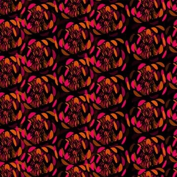 Seamless abstract bubble wallpaper vector pattern, wall texture, background. Illustrazione stock