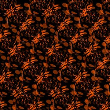 Seamless abstract bubble wallpaper vector pattern, wall texture, background. Stock Illustration