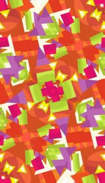 Seamless abstract butterflies Stock Illustration
