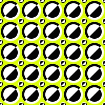 Seamless abstract circle pattern background design - vector graphic Illustrazione stock