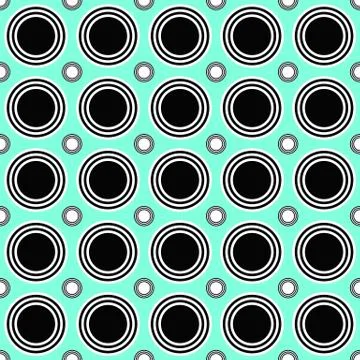 Seamless abstract circle pattern background - vector graphic Stock Illustration