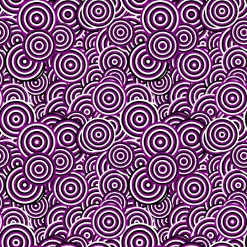 Seamless abstract circle pattern background design - color vector graphic Stock Illustration