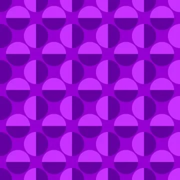 Seamless abstract circle pattern design background - color vector illustration Stock Illustration