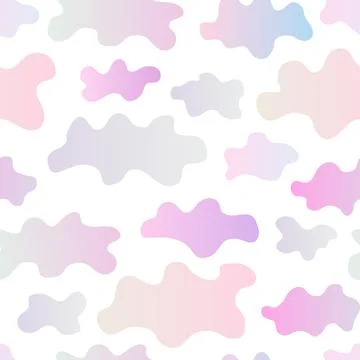Seamless abstract clouds pattern Stock Illustration