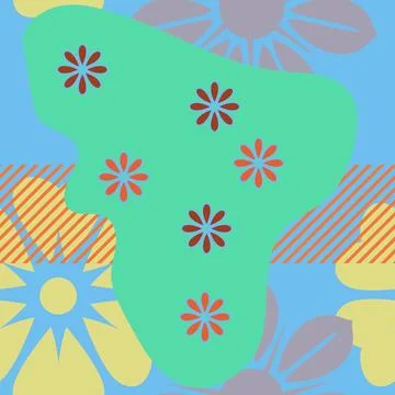 Seamless abstract color pattern Stock Illustration