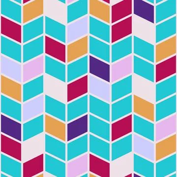Seamless abstract color tile pattern Stock Illustration
