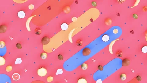 Seamless abstract color transition with flowing paint swirls Stock Footage 340003531