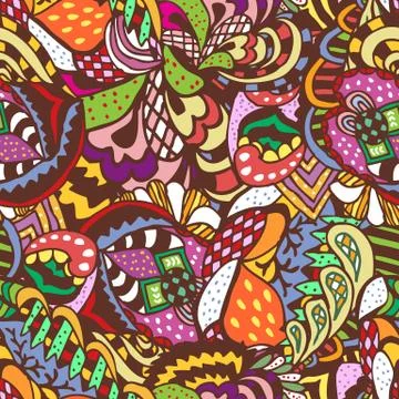 Seamless abstract colored pattern Stock Illustration