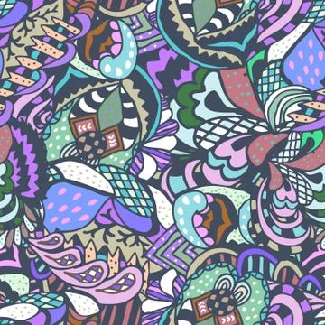 Seamless abstract colored pattern Stock Illustration