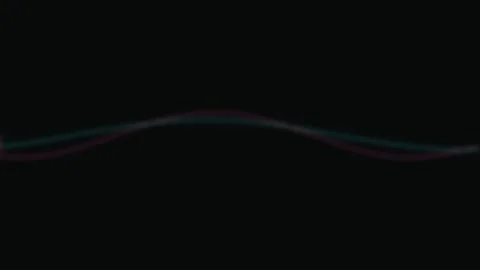 Seamless Abstract Colorful Wave Gradient Background Loop Stock Footage 343660153