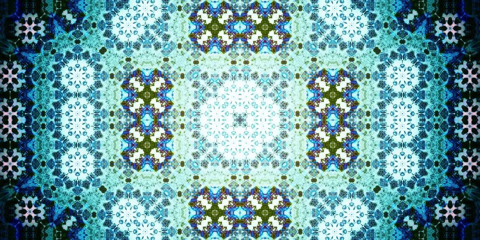 Seamless abstract complex pattern. Panoramic abstract texture. Panoramic ba.. Stock Photos