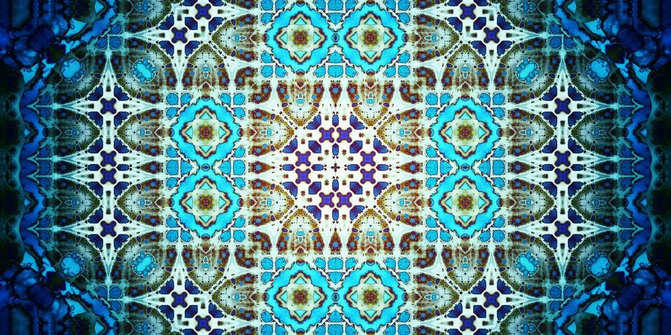 Seamless abstract complex pattern. Panoramic abstract texture. Panoramic ba.. Stock Photos