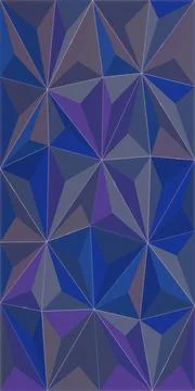 A seamless abstract composition of interconnected triangular facets in cool.. Stock Illustration
