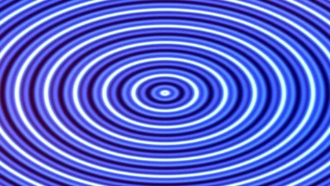 Seamless abstract concentric ring animation with warm retro gradient backgrou Stock Footage 339331479