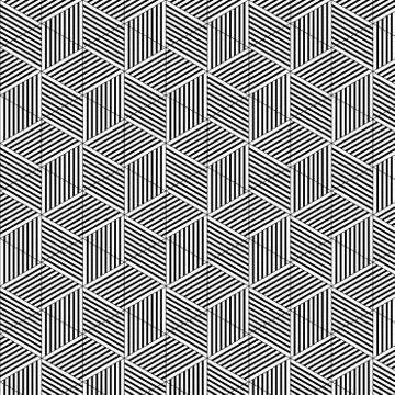 Seamless, abstract cube pattern. Colorful design, geometric 3d vector  스톡 일러스트