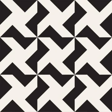 Seamless abstract decorative background. Vector geometric tiling pattern Stock Illustration