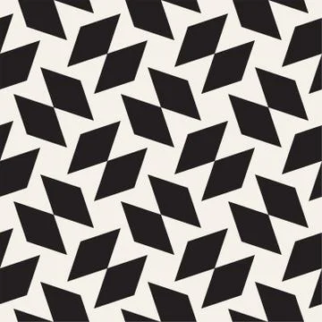 Seamless abstract decorative background. Vector geometric tiling pattern Stock Illustration