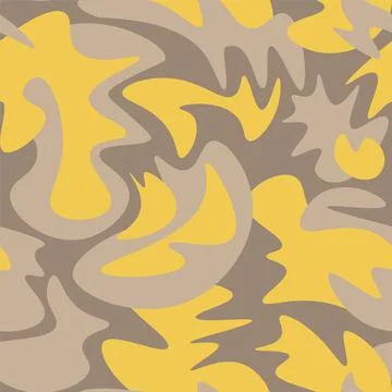 Seamless abstract decorative pattern with wave shapes  Stock Illustration