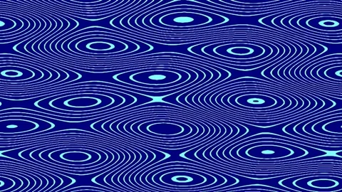 Seamless Abstract Deep Blue Wave Pattern Background Texture Overlay Stock Footage 342092581