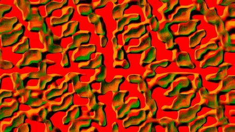 Seamless Abstract Design Loop Abstract Blob Object Pattern Video stock 287886482