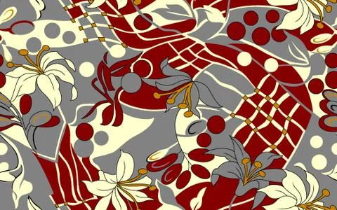 Seamless abstract design pattern background Stock Illustration