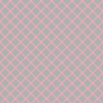 Seamless abstract diagonal grid squares gray pattern Stock Illustration