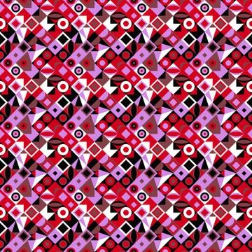 Seamless abstract diagonal mosaic pattern background design Illustrazione stock
