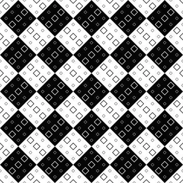 Seamless abstract diagonal square pattern background design Ilustração Stock
