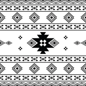 Seamless abstract ethnic pattern design for print fabric and fashion. Stock Illustration