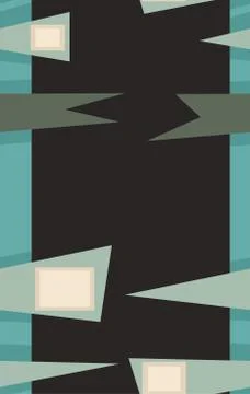 Seamless Abstract Fences Pattern 스톡 일러스트