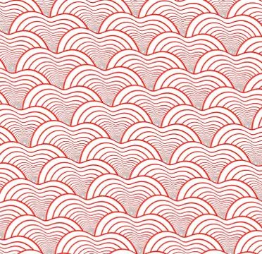 Seamless abstract  fish scale pattern Illustrazione stock