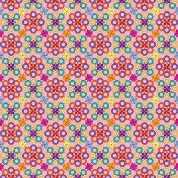 Seamless abstract floral pattern. simple and modern geometric leaf illustration Stock Illustration