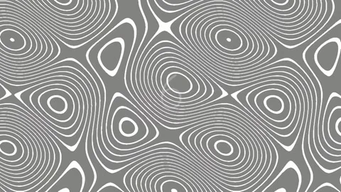 Seamless abstract flowing lines pattern, modern wave geometry backdrop Stock Footage 342207018