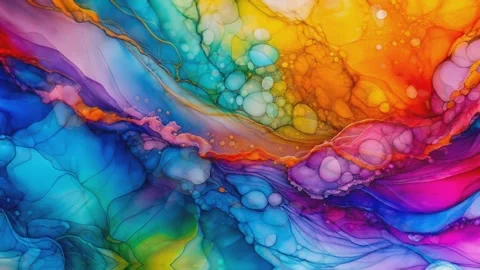 Seamless Abstract fluid motion waves with smooth swirling patterns and orga.. Stock Footage 318839188