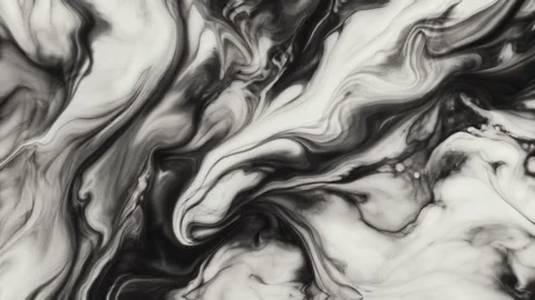 Seamless Abstract fluid motion waves with smooth swirling patterns and orga.. Stock Footage 318839206