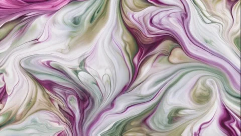 Seamless Abstract fluid motion waves with smooth swirling patterns and orga.. Stock Footage 318839222