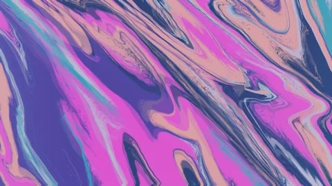 Seamless Abstract fluid motion waves with smooth swirling patterns and orga.. Stock Footage 318839225