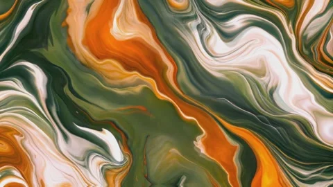 Seamless Abstract fluid motion waves with smooth swirling patterns and orga.. Stock Footage 318839226