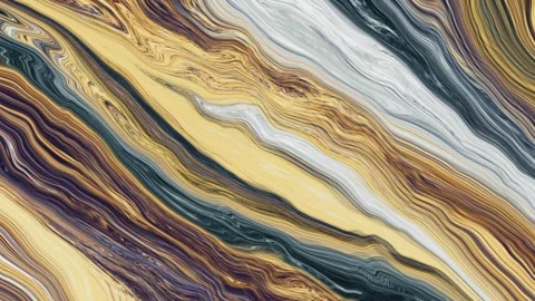 Seamless Abstract fluid motion waves with smooth swirling patterns and orga.. Stock Footage 318839246