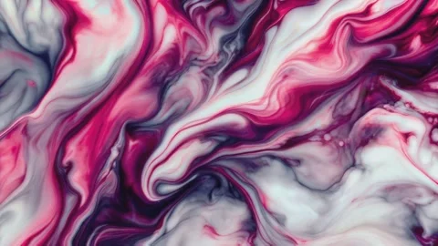 Seamless Abstract fluid motion waves with smooth swirling patterns and orga.. Stock Footage 318839248