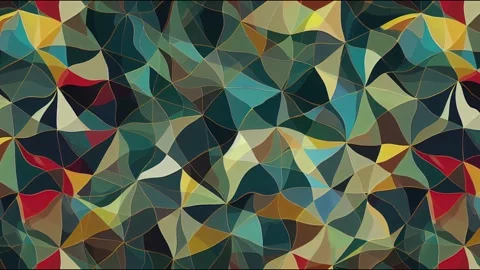 Seamless abstract geometric animation. 2d illustrated Illustration. Stock Footage 220123131