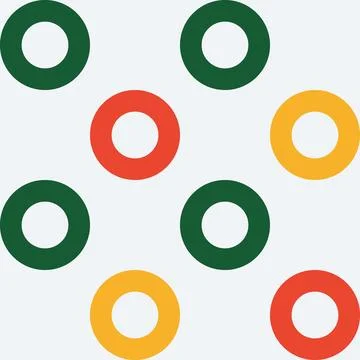 Seamless abstract geometric background with circles for Xmas, Christmas, and Illustrazione stock